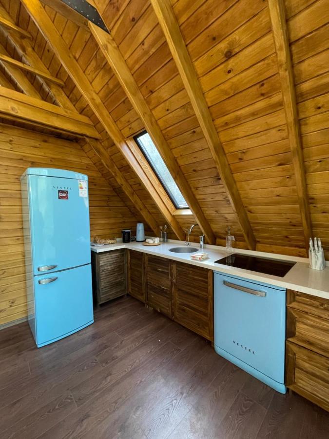Panurlawoodenhouse Oezel Havuz& Sauna Mavi 外观 照片