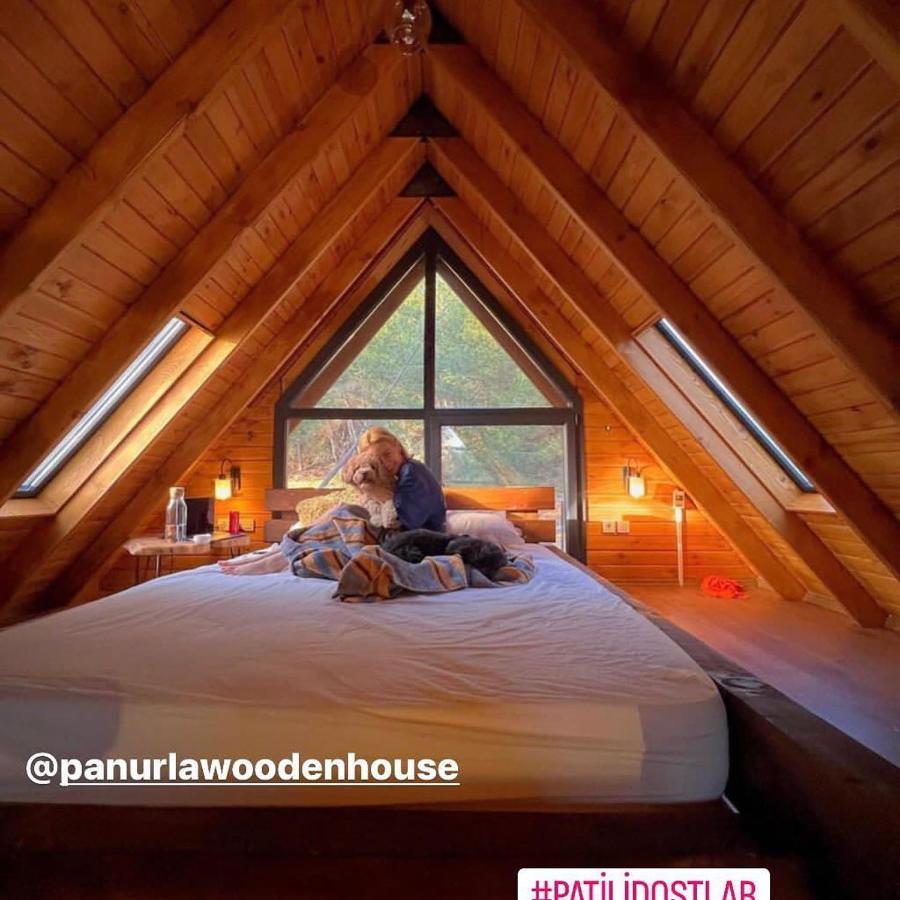 Panurlawoodenhouse Oezel Havuz& Sauna Mavi 外观 照片