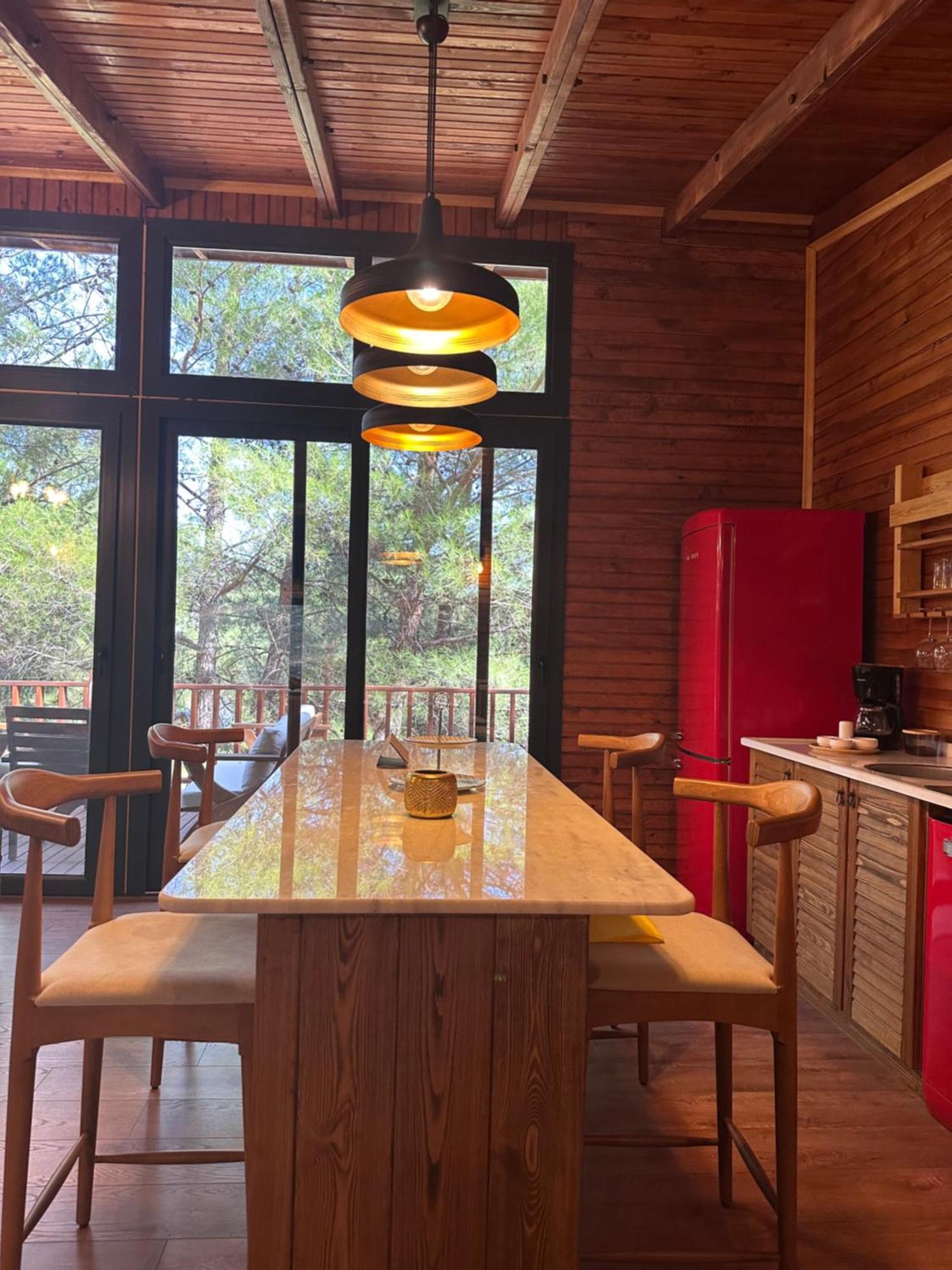 Panurlawoodenhouse Oezel Havuz& Sauna Mavi 外观 照片