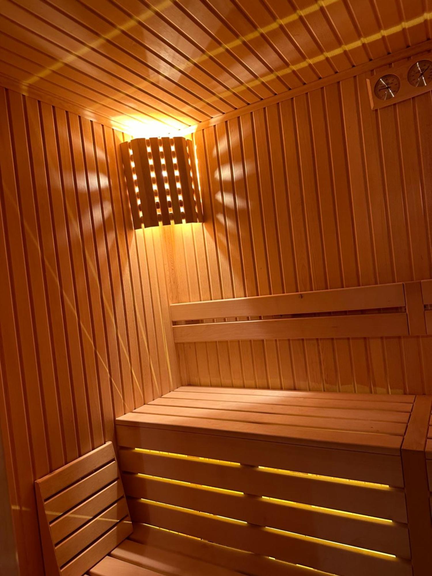 Panurlawoodenhouse Oezel Havuz& Sauna Mavi 外观 照片