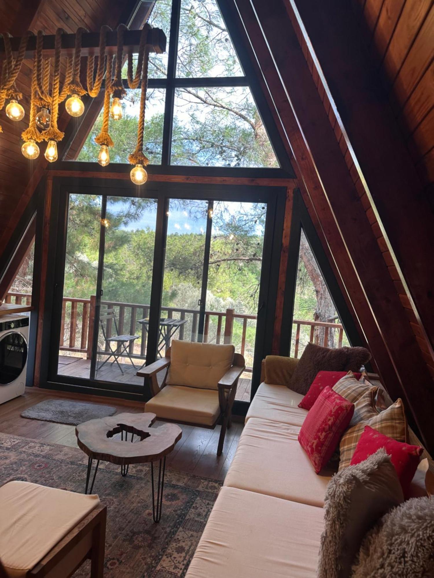 Panurlawoodenhouse Oezel Havuz& Sauna Mavi 外观 照片