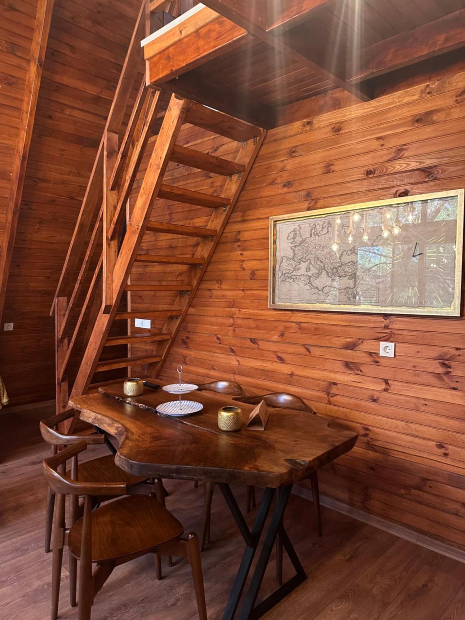 Panurlawoodenhouse Oezel Havuz& Sauna Mavi 外观 照片