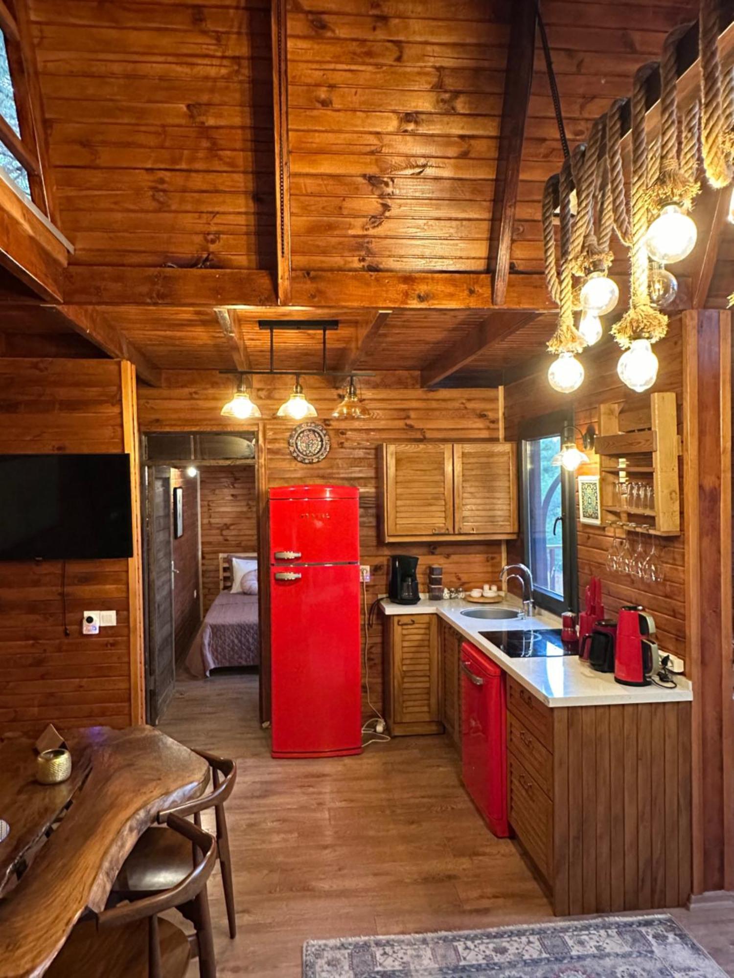 Panurlawoodenhouse Oezel Havuz& Sauna Mavi 外观 照片